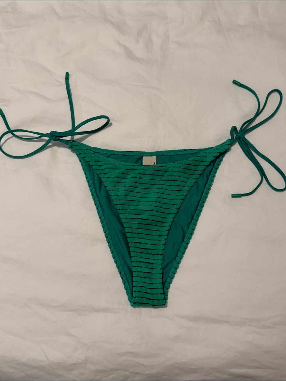 New Triangl vinca hube bottoms green terry L Large